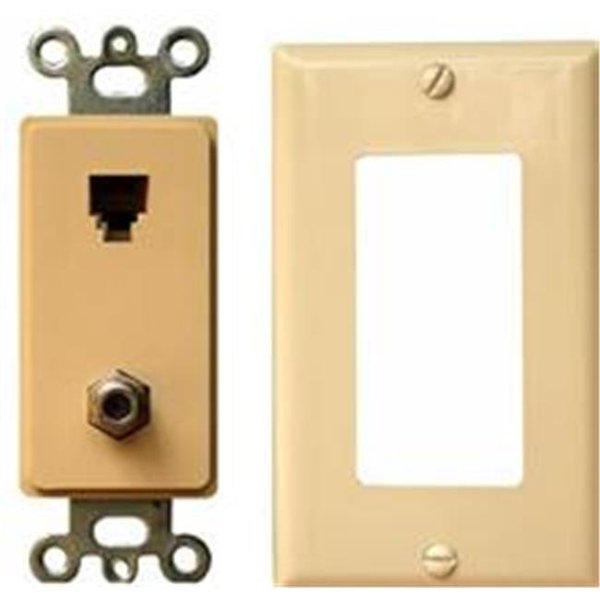 Doomsday Decorator Combination Phone - Catv Jack 2 Piece Ivory DO383921